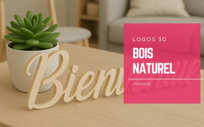 Les lettres et logos 3D en Bois : affirmez vos valeurs de durabilité et de modernité