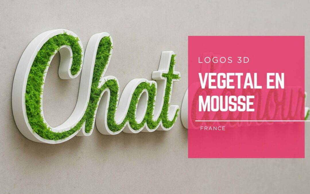 Les lettres et Logos 3D type végétal : la tendance 2025 pour tous vos espaces professionnels